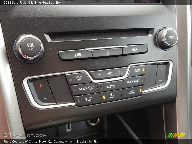 Blue Metallic / Ebony 2018 Ford Fusion SE