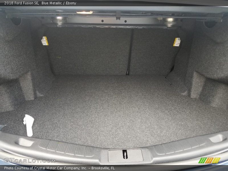 Blue Metallic / Ebony 2018 Ford Fusion SE