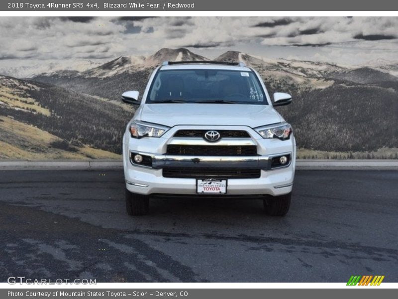 Blizzard White Pearl / Redwood 2018 Toyota 4Runner SR5 4x4