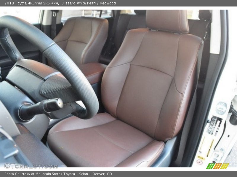 Blizzard White Pearl / Redwood 2018 Toyota 4Runner SR5 4x4
