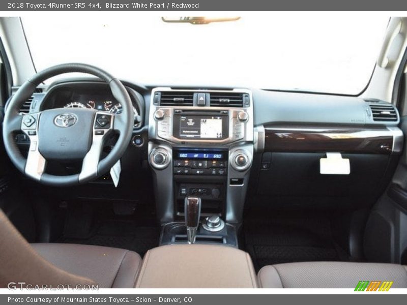 Blizzard White Pearl / Redwood 2018 Toyota 4Runner SR5 4x4