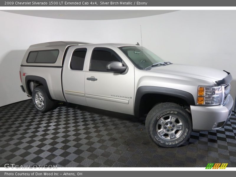 Silver Birch Metallic / Ebony 2009 Chevrolet Silverado 1500 LT Extended Cab 4x4