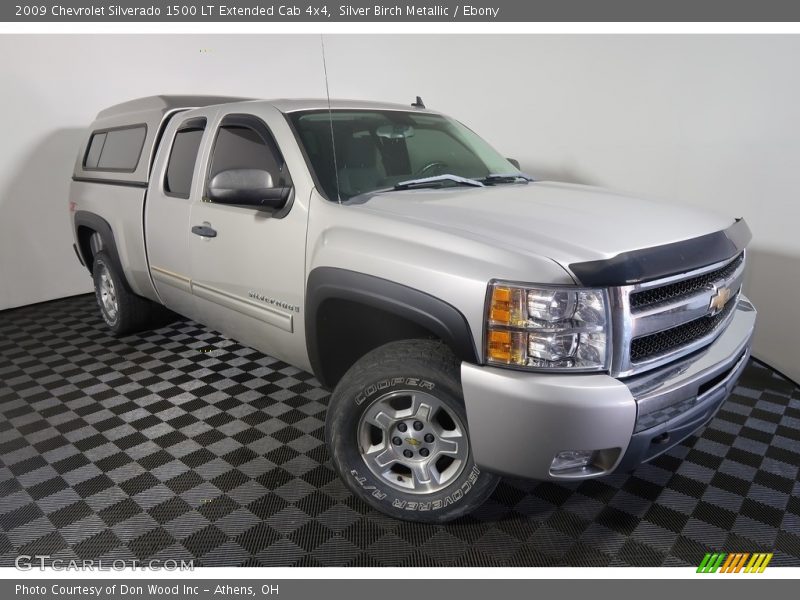 Silver Birch Metallic / Ebony 2009 Chevrolet Silverado 1500 LT Extended Cab 4x4