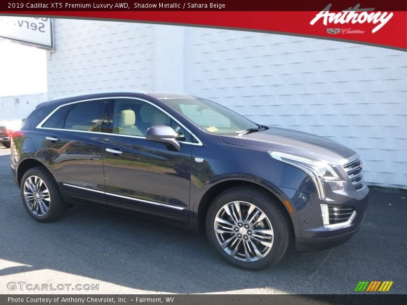 Shadow Metallic / Sahara Beige 2019 Cadillac XT5 Premium Luxury AWD