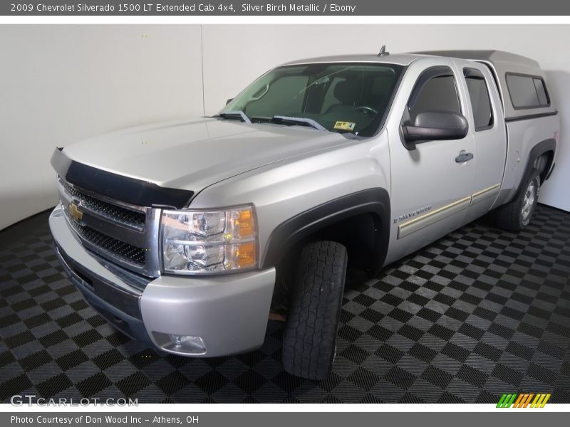 Silver Birch Metallic / Ebony 2009 Chevrolet Silverado 1500 LT Extended Cab 4x4