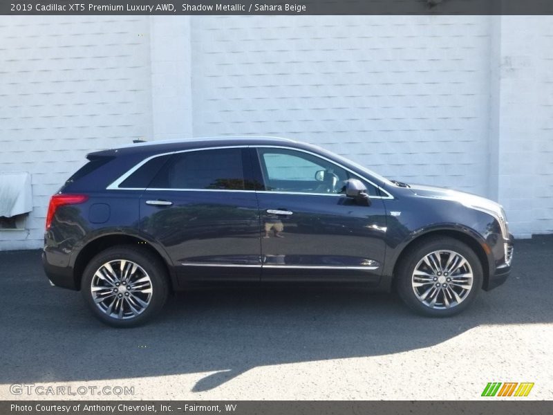 Shadow Metallic / Sahara Beige 2019 Cadillac XT5 Premium Luxury AWD