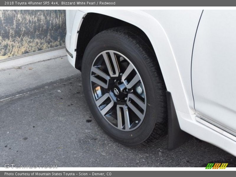 Blizzard White Pearl / Redwood 2018 Toyota 4Runner SR5 4x4