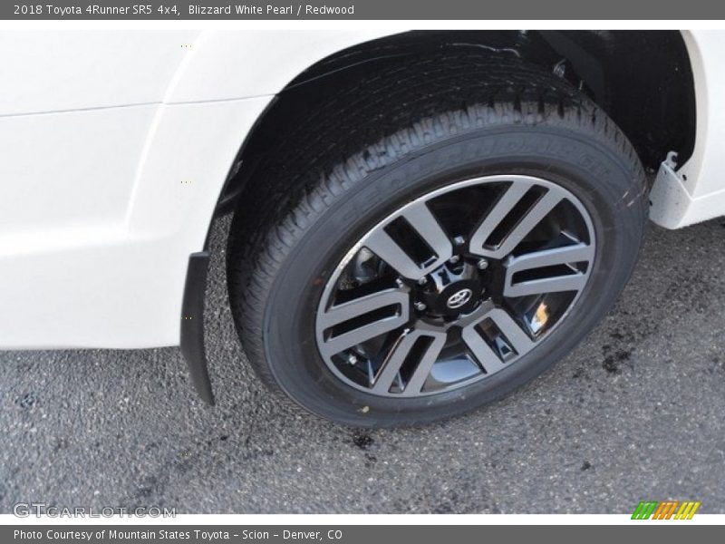 Blizzard White Pearl / Redwood 2018 Toyota 4Runner SR5 4x4