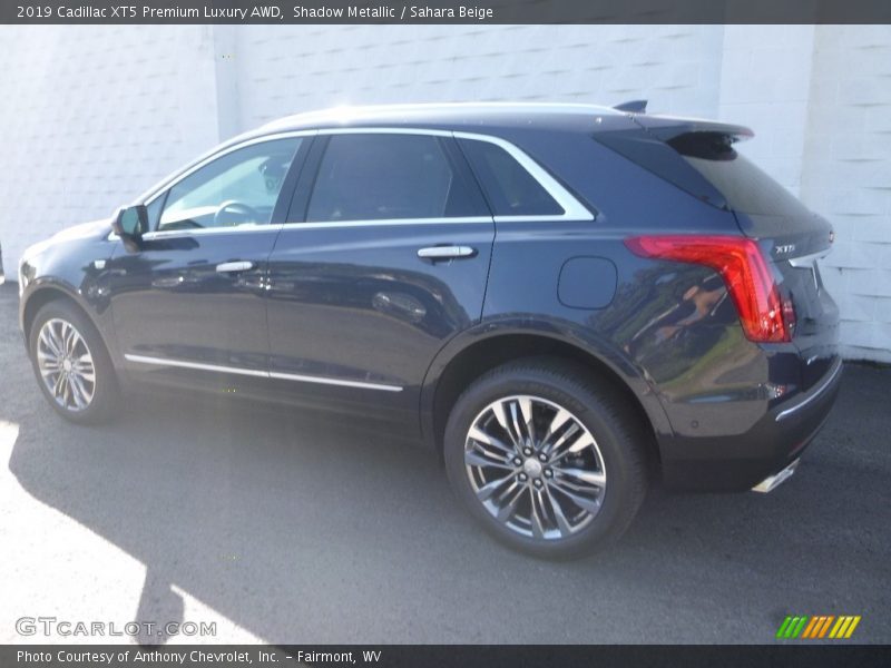 Shadow Metallic / Sahara Beige 2019 Cadillac XT5 Premium Luxury AWD