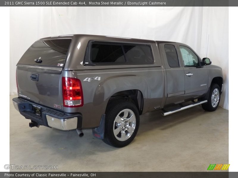 Mocha Steel Metallic / Ebony/Light Cashmere 2011 GMC Sierra 1500 SLE Extended Cab 4x4