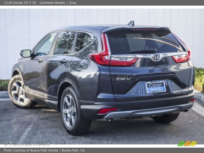 Gunmetal Metallic / Gray 2018 Honda CR-V EX