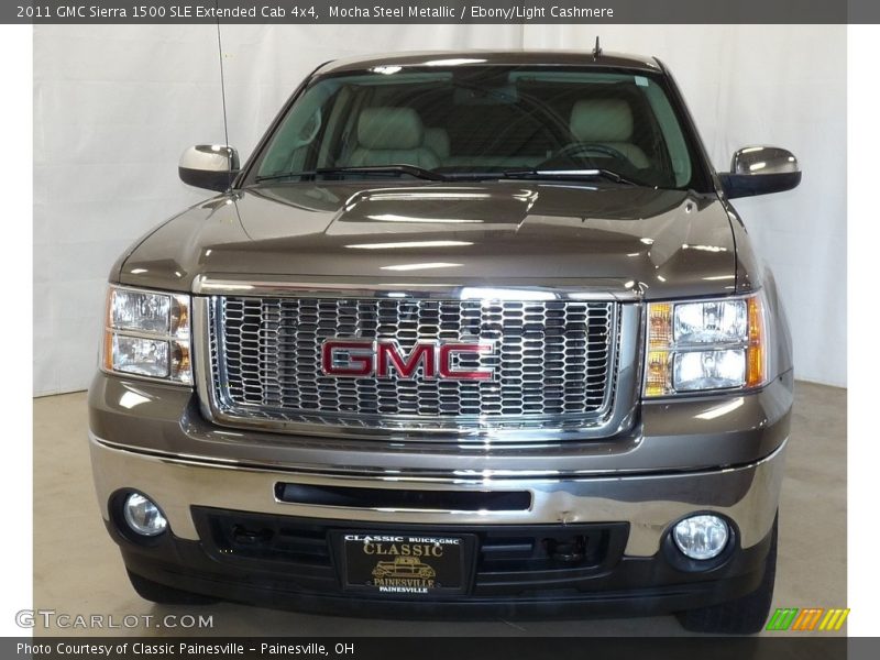 Mocha Steel Metallic / Ebony/Light Cashmere 2011 GMC Sierra 1500 SLE Extended Cab 4x4