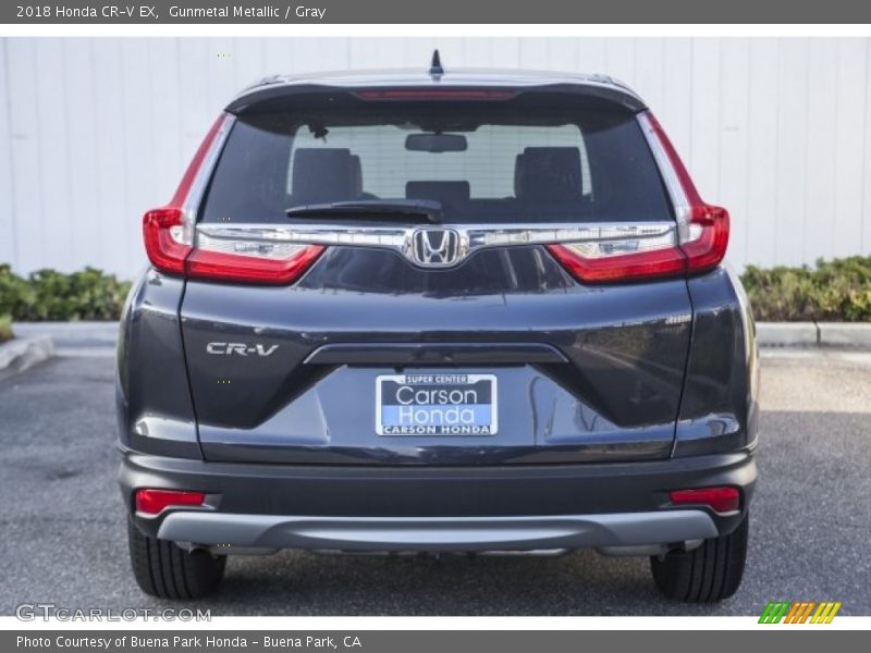 Gunmetal Metallic / Gray 2018 Honda CR-V EX