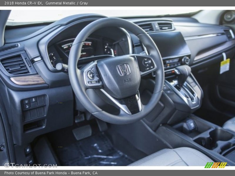 Gunmetal Metallic / Gray 2018 Honda CR-V EX