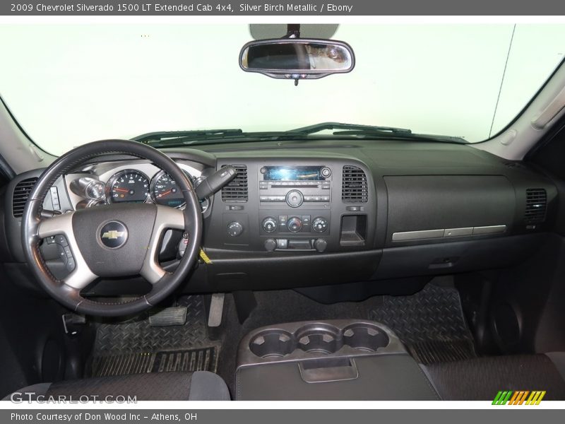 Silver Birch Metallic / Ebony 2009 Chevrolet Silverado 1500 LT Extended Cab 4x4