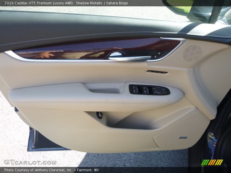 Shadow Metallic / Sahara Beige 2019 Cadillac XT5 Premium Luxury AWD