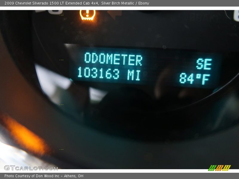 Silver Birch Metallic / Ebony 2009 Chevrolet Silverado 1500 LT Extended Cab 4x4