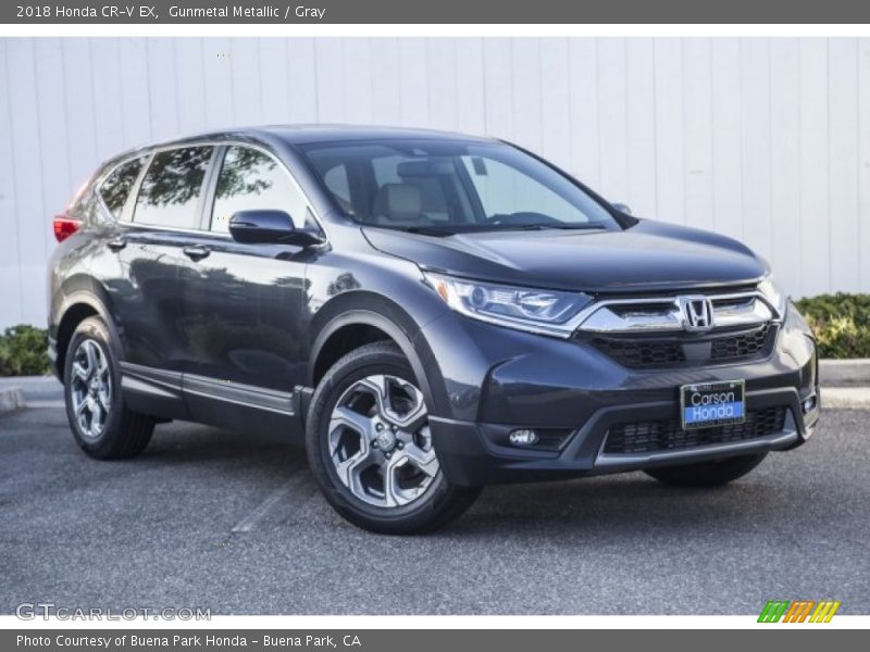 Gunmetal Metallic / Gray 2018 Honda CR-V EX