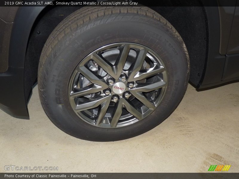 Smokey Quartz Metallic / Cocoa/Light Ash Gray 2019 GMC Acadia SLT AWD