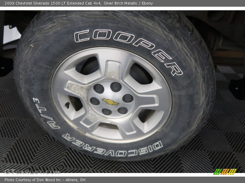Silver Birch Metallic / Ebony 2009 Chevrolet Silverado 1500 LT Extended Cab 4x4
