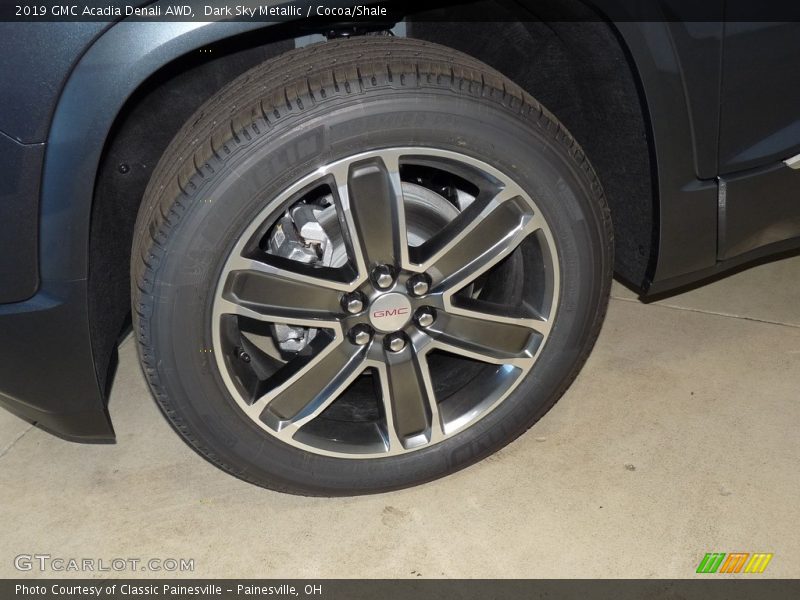 Dark Sky Metallic / Cocoa/Shale 2019 GMC Acadia Denali AWD