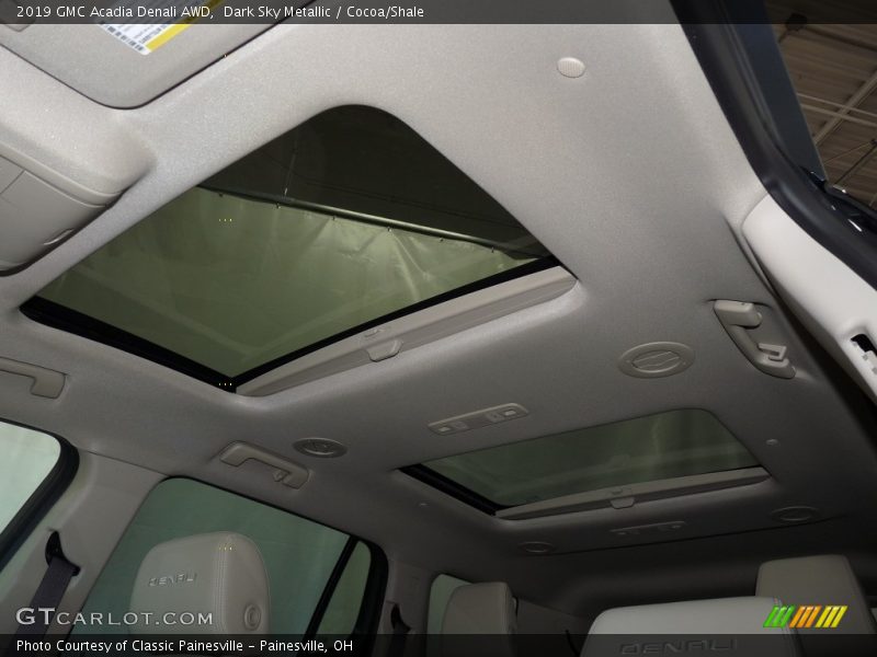 Dark Sky Metallic / Cocoa/Shale 2019 GMC Acadia Denali AWD