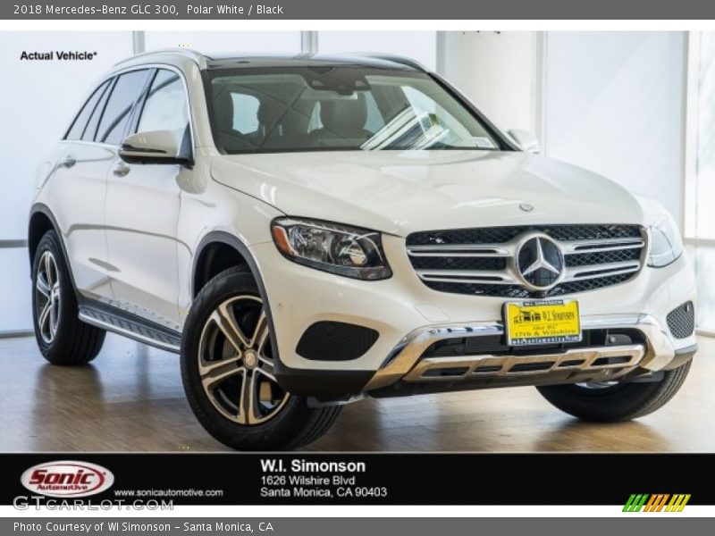 Polar White / Black 2018 Mercedes-Benz GLC 300