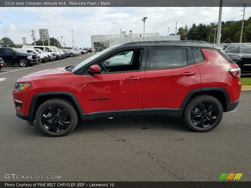 Red-Line Pearl / Black 2019 Jeep Compass Altitude 4x4