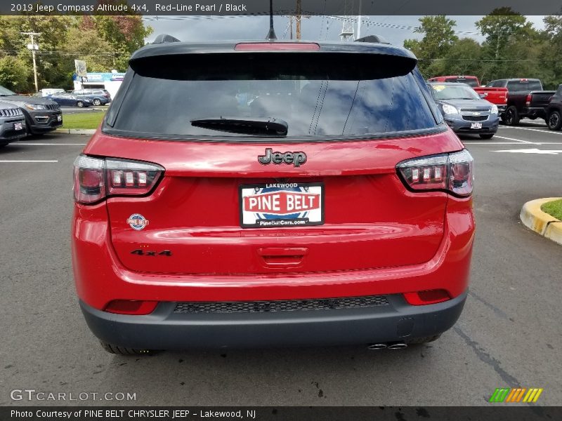 Red-Line Pearl / Black 2019 Jeep Compass Altitude 4x4