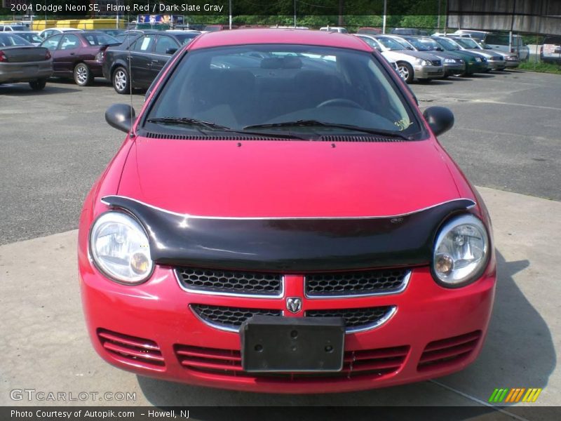 Flame Red / Dark Slate Gray 2004 Dodge Neon SE