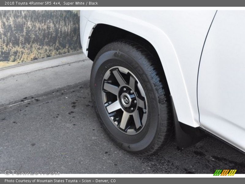 Super White / Black 2018 Toyota 4Runner SR5 4x4