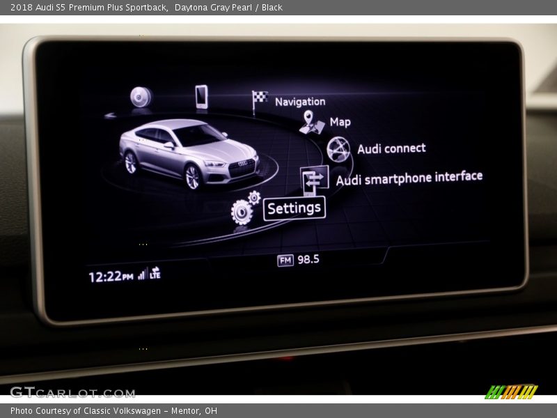 Controls of 2018 S5 Premium Plus Sportback