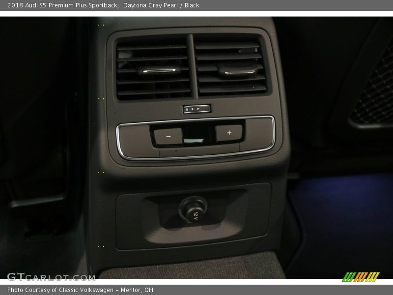 Daytona Gray Pearl / Black 2018 Audi S5 Premium Plus Sportback