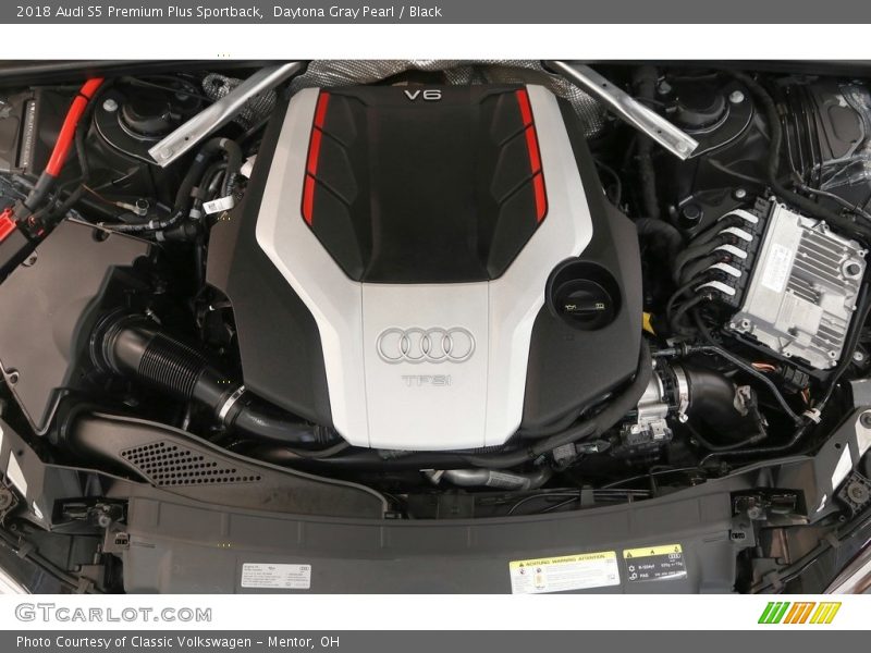  2018 S5 Premium Plus Sportback Engine - 3.0 Liter Turbocharged TFSI DOHC 24-Valve VVT V6