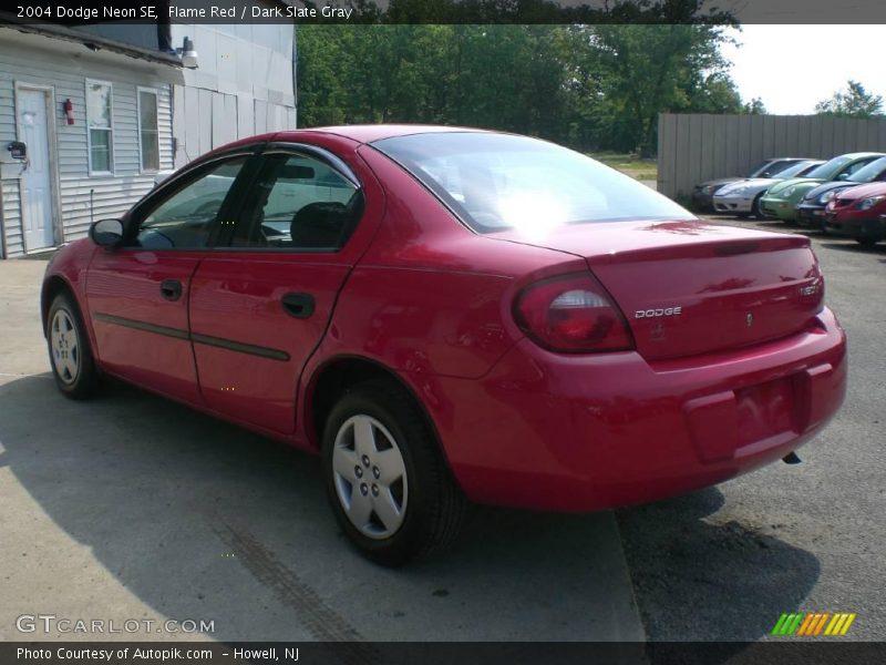 Flame Red / Dark Slate Gray 2004 Dodge Neon SE