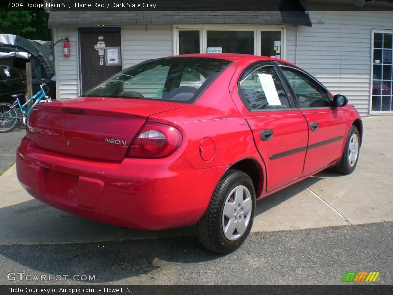 Flame Red / Dark Slate Gray 2004 Dodge Neon SE
