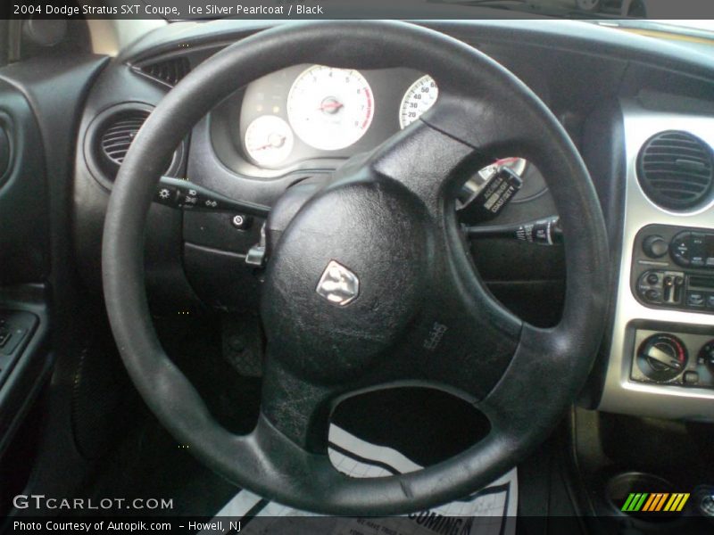 Ice Silver Pearlcoat / Black 2004 Dodge Stratus SXT Coupe