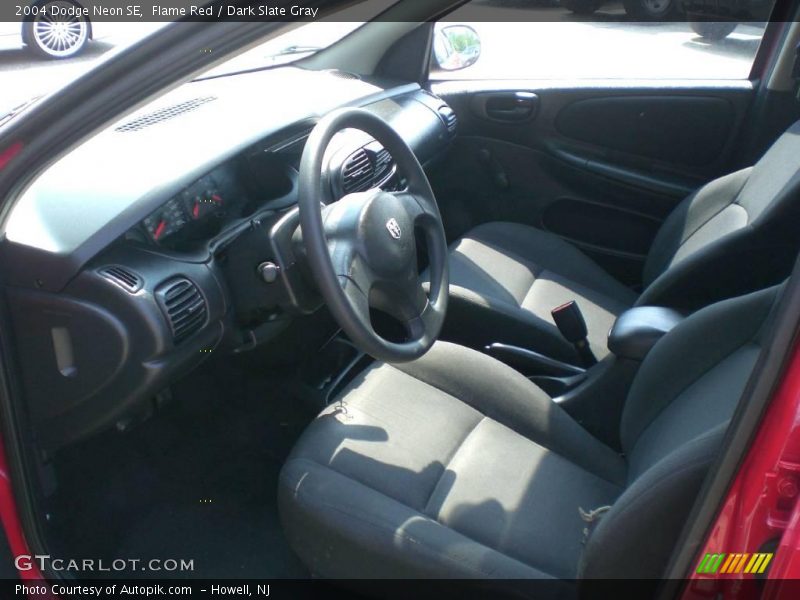 Flame Red / Dark Slate Gray 2004 Dodge Neon SE