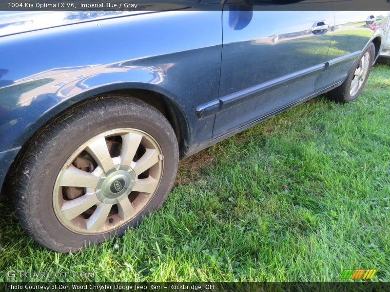 Imperial Blue / Gray 2004 Kia Optima LX V6