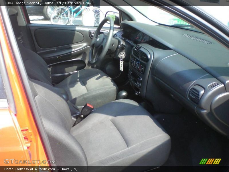 Flame Red / Dark Slate Gray 2004 Dodge Neon SE