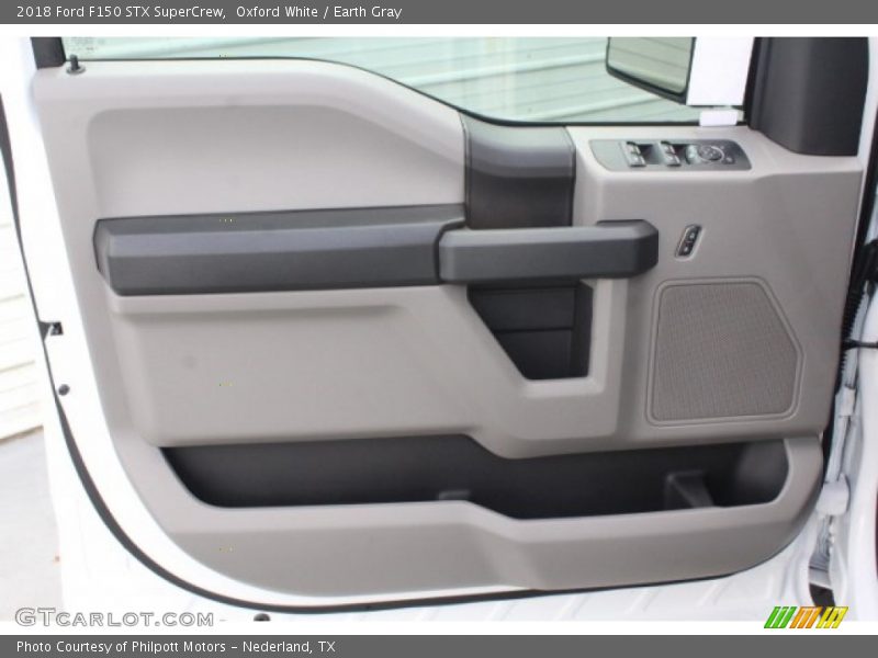 Oxford White / Earth Gray 2018 Ford F150 STX SuperCrew