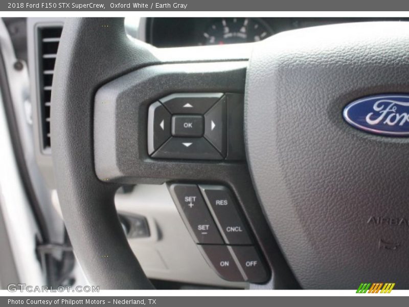Oxford White / Earth Gray 2018 Ford F150 STX SuperCrew