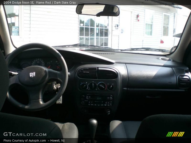 Flame Red / Dark Slate Gray 2004 Dodge Neon SE