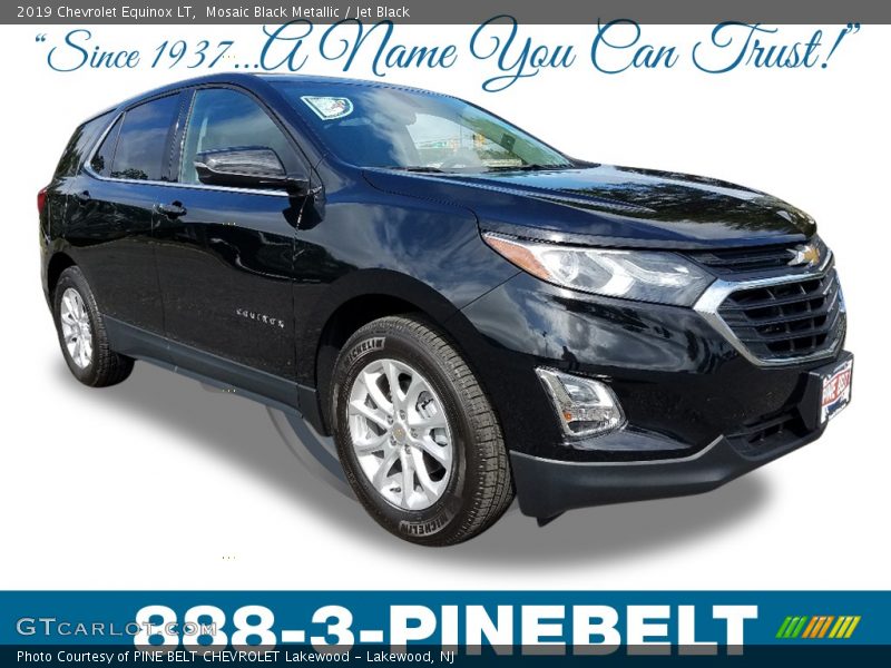Mosaic Black Metallic / Jet Black 2019 Chevrolet Equinox LT