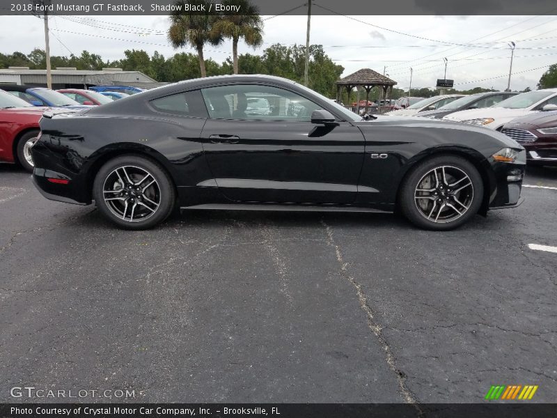 Shadow Black / Ebony 2018 Ford Mustang GT Fastback