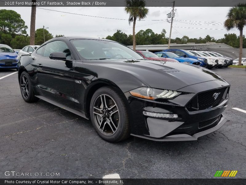 Shadow Black / Ebony 2018 Ford Mustang GT Fastback