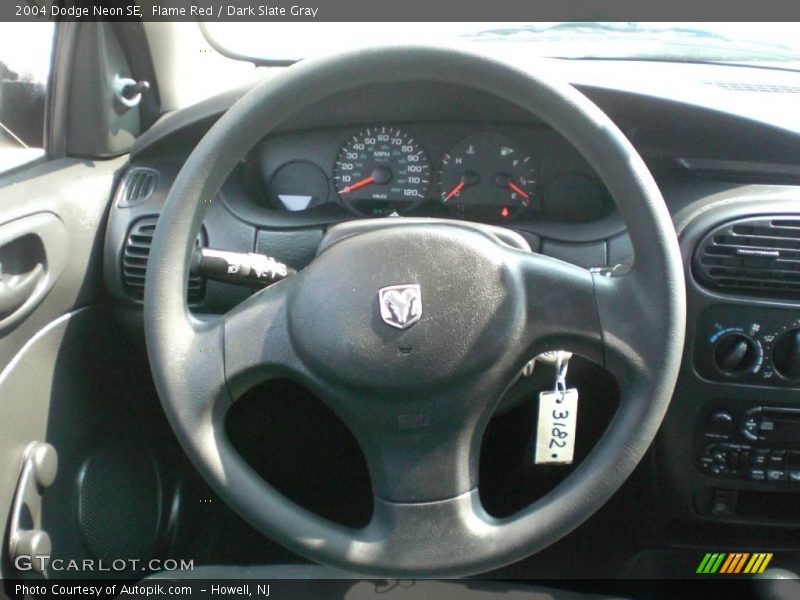 Flame Red / Dark Slate Gray 2004 Dodge Neon SE