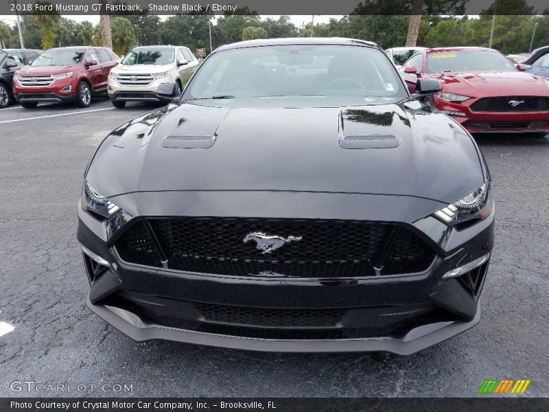 Shadow Black / Ebony 2018 Ford Mustang GT Fastback