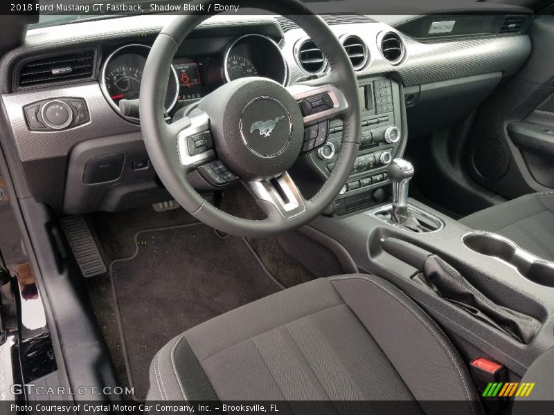 Shadow Black / Ebony 2018 Ford Mustang GT Fastback