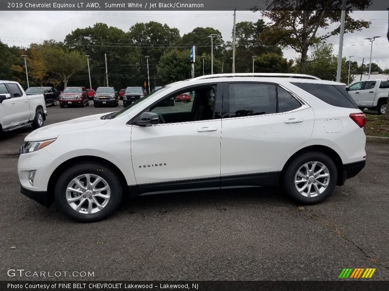 Summit White / Jet Black/Cinnamon 2019 Chevrolet Equinox LT AWD